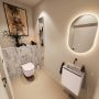 Mondiaz Toiletmeubel Ture Dlux | 40 cm | Meubelkleur Rosee | Eden wastafel Glace Midden | Zonder kraangat - Thumbnail 2