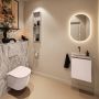 Mondiaz Toiletmeubel Ture Dlux | 40 cm | Meubelkleur Rosee | Eden wastafel Glace Midden | Zonder kraangat - Thumbnail 3