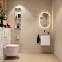 Mondiaz Toiletmeubel Ture Dlux | 40 cm | Meubelkleur Rosee | Eden wastafel Glace Midden | Zonder kraangat - Thumbnail 4