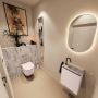 Mondiaz Toiletmeubel Ture Dlux | 40 cm | Meubelkleur Rosee | Eden wastafel Glace Rechts | 1 kraangat - Thumbnail 2