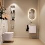 Mondiaz Toiletmeubel Ture Dlux | 40 cm | Meubelkleur Rosee | Eden wastafel Glace Rechts | 1 kraangat - Thumbnail 4