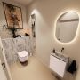 Mondiaz Toiletmeubel Ture Dlux | 40 cm | Meubelkleur Rosee | Eden wastafel Glace Rechts | Zonder kraangat - Thumbnail 2