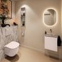 Mondiaz Toiletmeubel Ture Dlux | 40 cm | Meubelkleur Rosee | Eden wastafel Glace Rechts | Zonder kraangat - Thumbnail 3