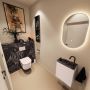 Mondiaz Toiletmeubel Ture Dlux | 40 cm | Meubelkleur Rosee | Eden wastafel Lava Links | 1 kraangat - Thumbnail 2