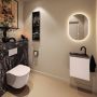 Mondiaz Toiletmeubel Ture Dlux | 40 cm | Meubelkleur Rosee | Eden wastafel Lava Links | 1 kraangat - Thumbnail 3