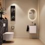 Mondiaz Toiletmeubel Ture Dlux | 40 cm | Meubelkleur Rosee | Eden wastafel Lava Midden | Zonder kraangat - Thumbnail 4