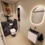 Mondiaz Toiletmeubel Ture Dlux | 40 cm | Meubelkleur Rosee | Eden wastafel Lava Rechts | Zonder kraangat - Thumbnail 2