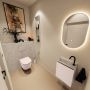 Mondiaz Toiletmeubel Ture Dlux | 40 cm | Meubelkleur Rosee | Eden wastafel Opalo Links | 1 kraangat - Thumbnail 2