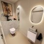 Mondiaz Toiletmeubel Ture Dlux | 40 cm | Meubelkleur Rosee | Eden wastafel Opalo Links | Zonder kraangat - Thumbnail 2