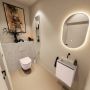 Mondiaz Toiletmeubel Ture Dlux | 40 cm | Meubelkleur Rosee | Eden wastafel Opalo Midden | Zonder kraangat - Thumbnail 2