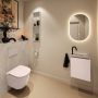 Mondiaz Toiletmeubel Ture Dlux | 40 cm | Meubelkleur Rosee | Eden wastafel Opalo Rechts | 1 kraangat - Thumbnail 3