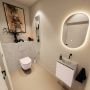 Mondiaz Toiletmeubel Ture Dlux | 40 cm | Meubelkleur Rosee | Eden wastafel Opalo Rechts | Zonder kraangat - Thumbnail 2
