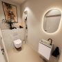Mondiaz Toiletmeubel Ture Dlux | 40 cm | Meubelkleur Rosee | Eden wastafel Ostra Links | 1 kraangat - Thumbnail 2