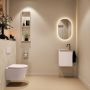 Mondiaz Toiletmeubel Ture Dlux | 40 cm | Meubelkleur Rosee | Eden wastafel Ostra Links | 1 kraangat - Thumbnail 4