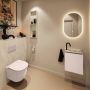 Mondiaz Toiletmeubel Ture Dlux | 40 cm | Meubelkleur Rosee | Eden wastafel Ostra Rechts | 1 kraangat - Thumbnail 3