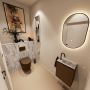 Mondiaz Toiletmeubel Ture Dlux | 40 cm | Meubelkleur Rust | Eden wastafel Glace Rechts | 1 kraangat - Thumbnail 2
