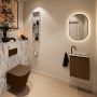 Mondiaz Toiletmeubel Ture Dlux | 40 cm | Meubelkleur Rust | Eden wastafel Glace Rechts | 1 kraangat - Thumbnail 3