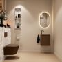 Mondiaz Toiletmeubel Ture Dlux | 40 cm | Meubelkleur Rust | Eden wastafel Glace Rechts | 1 kraangat - Thumbnail 4