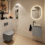 Mondiaz Toiletmeubel Ture Dlux | 40 cm | Meubelkleur Smoke | Eden wastafel Opalo Rechts | 1 kraangat - Thumbnail 3