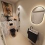 Mondiaz Toiletmeubel Ture Dlux | 40 cm | Meubelkleur Urban | Eden wastafel Glace Rechts | 1 kraangat - Thumbnail 2