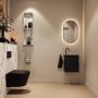 Mondiaz Toiletmeubel Ture Dlux | 40 cm | Meubelkleur Urban | Eden wastafel Glace Rechts | 1 kraangat - Thumbnail 4