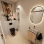 Mondiaz Toiletmeubel Ture Dlux | 40 cm | Meubelkleur Washed Oak | Eden wastafel Opalo Rechts | Zonder kraangat - Thumbnail 2