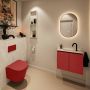 Mondiaz Toiletmeubel Ture Dlux | 60 cm | Meubelkleur Fire | Eden wastafel Ostra Midden | 1 kraangat - Thumbnail 3