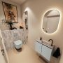 Mondiaz Toiletmeubel Ture Dlux | 60 cm | Meubelkleur Greey | Eden wastafel Glace Rechts | 1 kraangat - Thumbnail 2