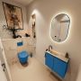 Mondiaz Toiletmeubel Ture Dlux | 60 cm | Meubelkleur Jeans | Eden wastafel Frappe Links | 1 kraangat - Thumbnail 2