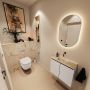Mondiaz Toiletmeubel Ture Dlux | 60 cm | Meubelkleur Linen | Eden wastafel Frappe Midden | Zonder kraangat - Thumbnail 2
