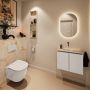 Mondiaz Toiletmeubel Ture Dlux | 60 cm | Meubelkleur Linen | Eden wastafel Frappe Midden | Zonder kraangat - Thumbnail 3