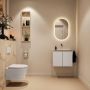 Mondiaz Toiletmeubel Ture Dlux | 60 cm | Meubelkleur Linen | Eden wastafel Frappe Midden | Zonder kraangat - Thumbnail 4
