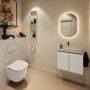 Mondiaz Toiletmeubel Ture Dlux | 60 cm | Meubelkleur Linen | Eden wastafel Opalo Midden | Zonder kraangat - Thumbnail 3