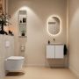 Mondiaz Toiletmeubel Ture Dlux | 60 cm | Meubelkleur Linen | Eden wastafel Opalo Midden | Zonder kraangat - Thumbnail 4