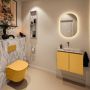 Mondiaz Toiletmeubel Ture Dlux | 60 cm | Meubelkleur Ocher | Eden wastafel Glace Midden | Zonder kraangat - Thumbnail 3