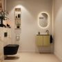 Mondiaz Toiletmeubel Ture Dlux | 60 cm | Meubelkleur Oro | Eden wastafel Frappe Rechts | 1 kraangat - Thumbnail 4