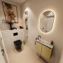 Mondiaz Toiletmeubel Ture Dlux | 60 cm | Meubelkleur Oro | Eden wastafel Ostra Links | 1 kraangat - Thumbnail 2