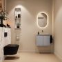Mondiaz Toiletmeubel Ture Dlux | 60 cm | Meubelkleur Plata | Eden wastafel Glace Midden | Zonder kraangat - Thumbnail 4