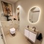 Mondiaz Toiletmeubel Ture Dlux | 60 cm | Meubelkleur Rosee | Eden wastafel Frappe Midden | 1 kraangat - Thumbnail 2