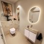 Mondiaz Toiletmeubel Ture Dlux | 60 cm | Meubelkleur Rosee | Eden wastafel Frappe Midden | Zonder kraangat - Thumbnail 2