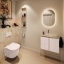 Mondiaz Toiletmeubel Ture Dlux | 60 cm | Meubelkleur Rosee | Eden wastafel Frappe Midden | Zonder kraangat - Thumbnail 3