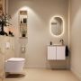 Mondiaz Toiletmeubel Ture Dlux | 60 cm | Meubelkleur Rosee | Eden wastafel Frappe Rechts | 1 kraangat - Thumbnail 4