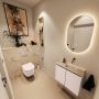 Mondiaz Toiletmeubel Ture Dlux | 60 cm | Meubelkleur Rosee | Eden wastafel Frappe Rechts | Zonder kraangat - Thumbnail 2