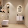 Mondiaz Toiletmeubel Ture Dlux | 60 cm | Meubelkleur Rosee | Eden wastafel Frappe Rechts | Zonder kraangat - Thumbnail 4