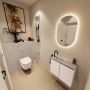 Mondiaz Toiletmeubel Ture Dlux | 60 cm | Meubelkleur Rosee | Eden wastafel Opalo Links | 1 kraangat - Thumbnail 2