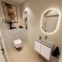 Mondiaz Toiletmeubel Ture Dlux | 60 cm | Meubelkleur Rosee | Eden wastafel Opalo Rechts | Zonder kraangat - Thumbnail 2