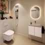 Mondiaz Toiletmeubel Ture Dlux | 60 cm | Meubelkleur Rosee | Eden wastafel Opalo Rechts | Zonder kraangat - Thumbnail 3
