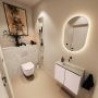 Mondiaz Toiletmeubel Ture Dlux | 60 cm | Meubelkleur Rosee | Eden wastafel Ostra Midden | Zonder kraangat - Thumbnail 2