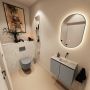 Mondiaz Toiletmeubel Ture Dlux | 60 cm | Meubelkleur Smoke | Eden wastafel Ostra Rechts | Zonder kraangat - Thumbnail 2