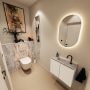 Mondiaz Toiletmeubel Ture Dlux | 60 cm | Meubelkleur Talc | Eden wastafel Glace Midden | 1 kraangat - Thumbnail 2